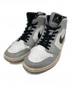 NIKEナイキ）の古着「Air Jordan 1 Mid "Light Smoke Grey」｜グレー