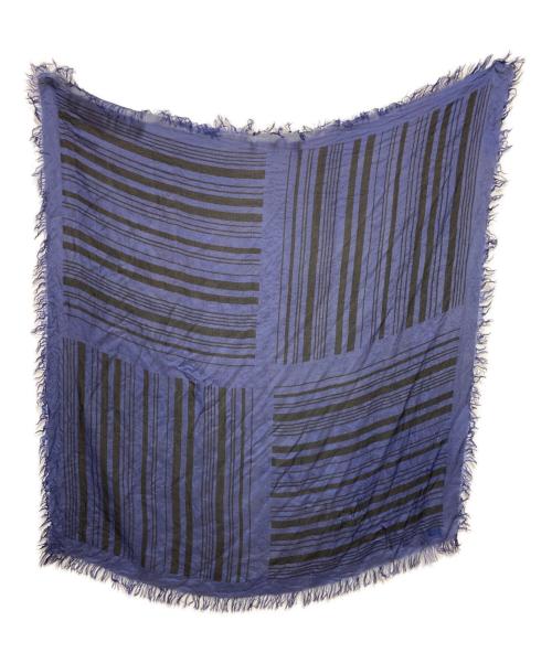DRIES VAN NOTEN（ドリスヴァンノッテン）DRIES VAN NOTEN (ドリスヴァンノッテン) シルクストール ネイビーの古着・服飾アイテム