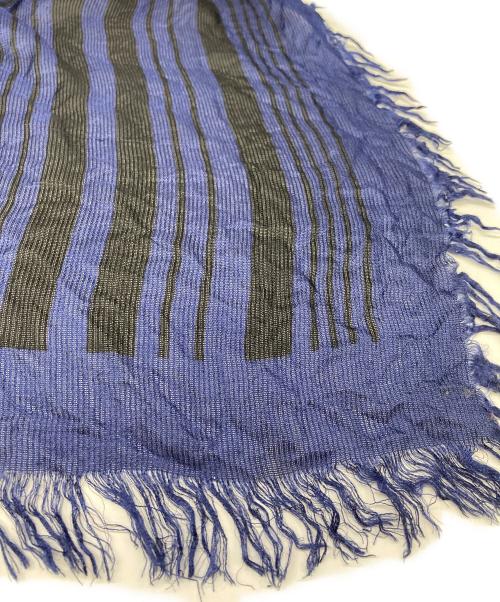 DRIES VAN NOTEN（ドリスヴァンノッテン）DRIES VAN NOTEN (ドリスヴァンノッテン) シルクストール ネイビーの古着・服飾アイテム