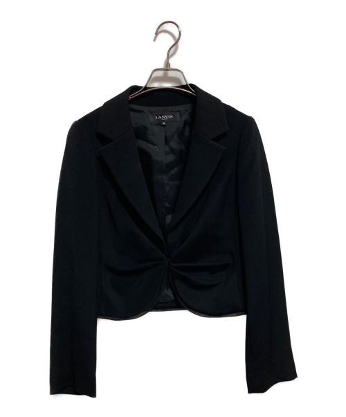 LANVIN NOIR（ランバン ノワール）LANVIN NOIR (ランバン ノワール) セットアップスーツ ブラック サイズ:36の古着・服飾アイテム