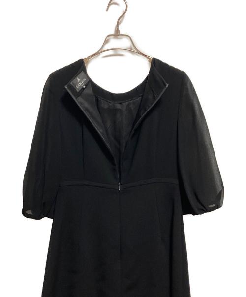 LANVIN NOIR（ランバン ノワール）LANVIN NOIR (ランバン ノワール) セットアップスーツ ブラック サイズ:36の古着・服飾アイテム