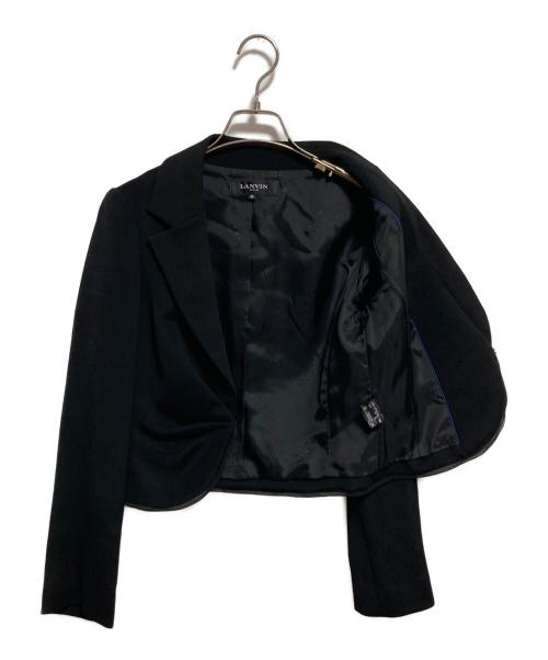 LANVIN NOIR（ランバン ノワール）LANVIN NOIR (ランバン ノワール) セットアップスーツ ブラック サイズ:36の古着・服飾アイテム