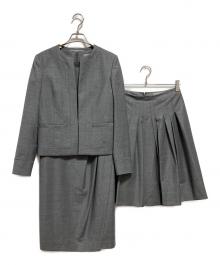 theory luxe（セオリーリュクス）の古着「3ピースセットアップスーツ」｜グレー