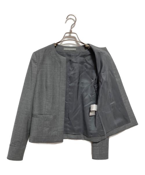 theory luxe（セオリーリュクス）theory luxe (セオリーリュクス) 3ピースセットアップスーツ グレー サイズ:ジャケット38ワンピース36スカート36の古着・服飾アイテム