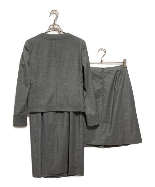 theory luxe（セオリーリュクス）theory luxe (セオリーリュクス) 3ピースセットアップスーツ グレー サイズ:ジャケット38ワンピース36スカート36の古着・服飾アイテム