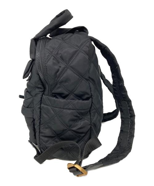 MARC JACOBS（マークジェイコブス）MARC JACOBS (マークジェイコブス) キルティングリュック ブラックの古着・服飾アイテム