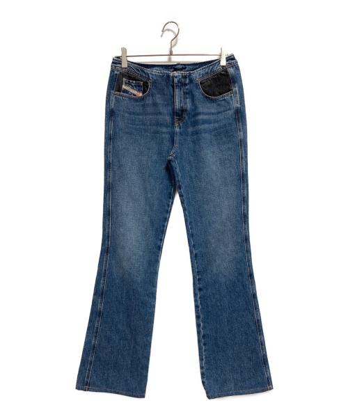 DIESEL（ディーゼル）DIESEL (ディーゼル) D－ESCRIPTIONハイウエストフレアデニムパンツ インディゴ サイズ:W28の古着・服飾アイテム