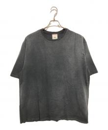 MOOJI MOOJI（ムージームージー）の古着「フェード加工Tシャツ」｜ブラック