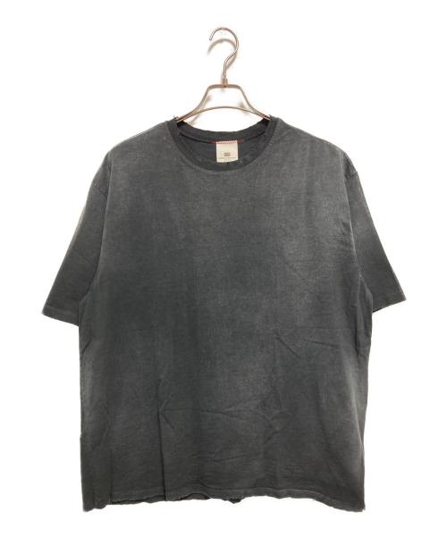 MOOJI MOOJI（ムージームージー）MOOJI MOOJI (ムージームージー) フェード加工Tシャツ ブラック サイズ:Lの古着・服飾アイテム