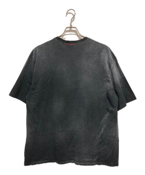 MOOJI MOOJI（ムージームージー）MOOJI MOOJI (ムージームージー) フェード加工Tシャツ ブラック サイズ:Lの古着・服飾アイテム
