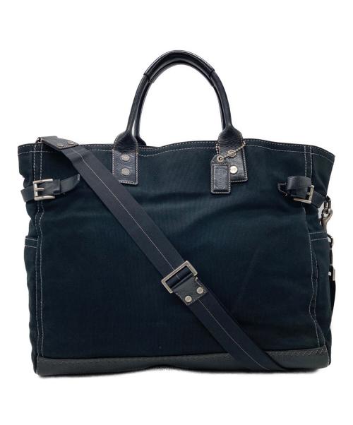 COACH（コーチ）COACH (コーチ) 2WAYキャンバストートバッグ ブラックの古着・服飾アイテム