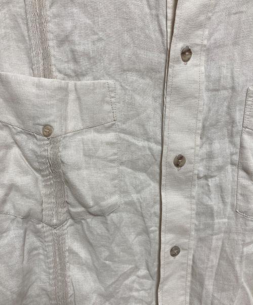 RENATO COLLECtION（レナト・コレクション）RENATO COLLECtION (レナト・コレクション) リネンキューバシャツ ベージュ サイズ:Lの古着・服飾アイテム