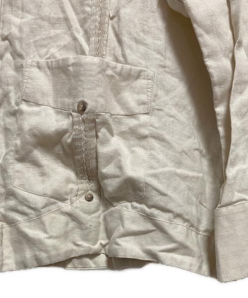 RENATO COLLECtION（レナト・コレクション）RENATO COLLECtION (レナト・コレクション) リネンキューバシャツ ベージュ サイズ:Lの古着・服飾アイテム