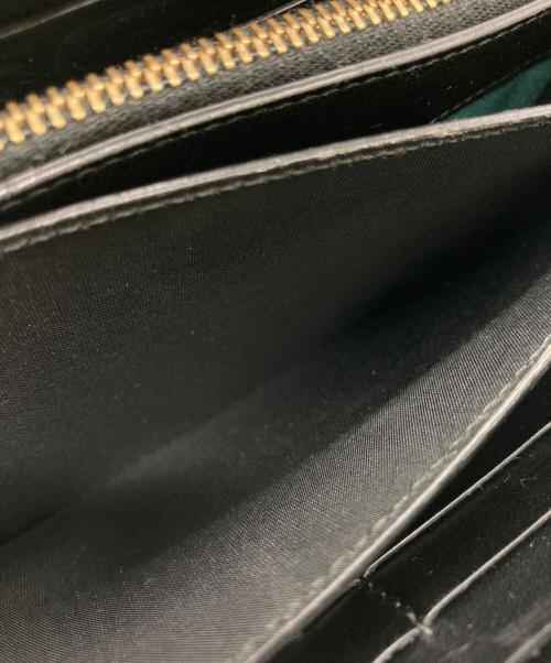 BVLGARI（ブルガリ）BVLGARI (ブルガリ) セルペンティ フォーエバー スネーク ラウンドファスナーウォレット ブラックの古着・服飾アイテム