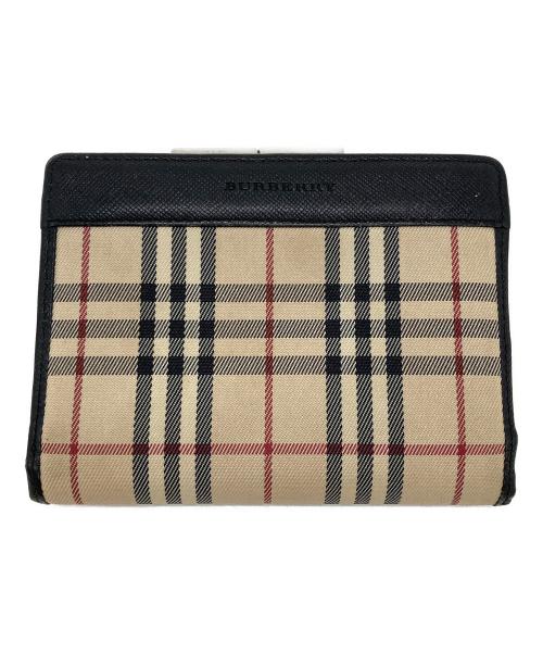 BURBERRY（バーバリー）BURBERRY (バーバリー) がま口財布 ベージュの古着・服飾アイテム