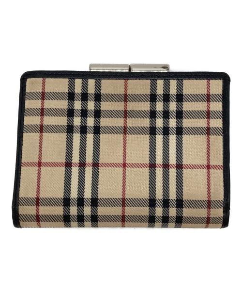 BURBERRY（バーバリー）BURBERRY (バーバリー) がま口財布 ベージュの古着・服飾アイテム