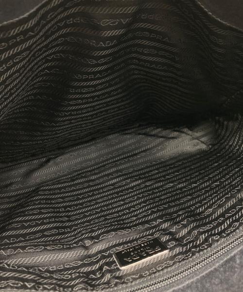 PRADA（プラダ）PRADA (プラダ) ナイロントートバッグ ブラックの古着・服飾アイテム