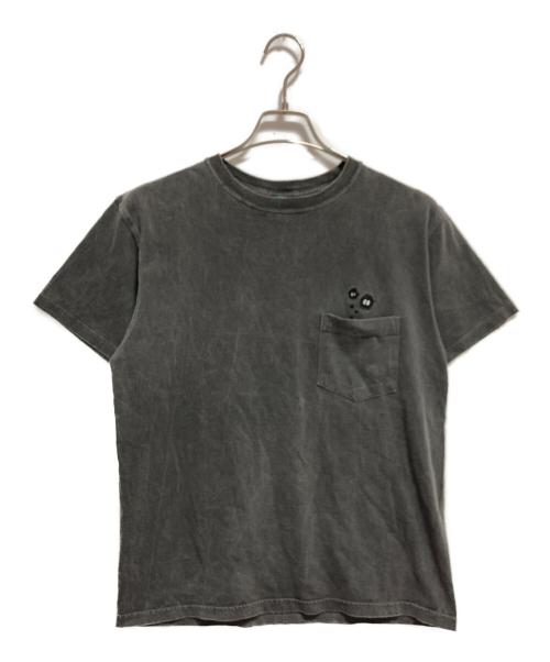 good on（グッドオン）good on (グッドオン) GBL (ジービーエル) マックロクロスケ刺繍Tシャツ グレー サイズ:Mの古着・服飾アイテム