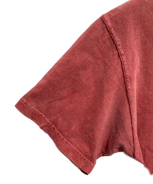 good on（グッドオン）good on (グッドオン) GBL (ジービーエル) カルシファー刺繍Tシャツ レッド サイズ:Mの古着・服飾アイテム