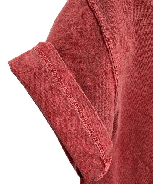 good on（グッドオン）good on (グッドオン) GBL (ジービーエル) カルシファー刺繍Tシャツ レッド サイズ:Mの古着・服飾アイテム