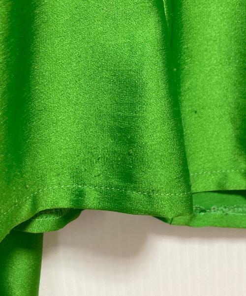 Christian Dior（クリスチャン ディオール）Christian Dior (クリスチャン ディオール) オープンカラーシャツ グリーン サイズ:9の古着・服飾アイテム