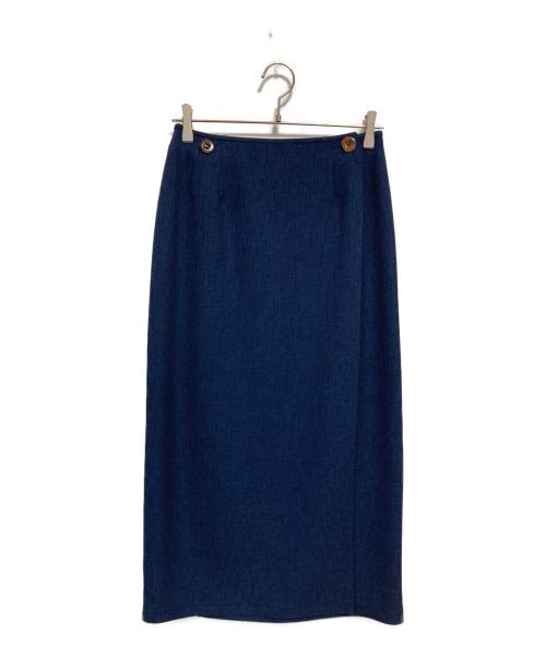 Christian Dior（クリスチャン ディオール）Christian Dior (クリスチャン ディオール) ロングスカート ネイビー サイズ:Lの古着・服飾アイテム