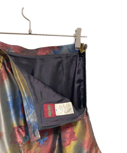 KENZO（ケンゾー）KENZO (ケンゾー) 花柄スカート マルチカラー サイズ:40の古着・服飾アイテム