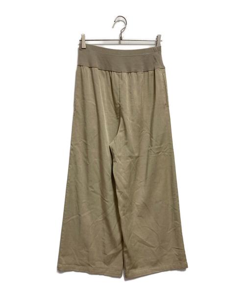 BEARDSLEY（ビアズリー）BEARDSLEY (ビアズリー) マルチウエストリブパンツ ベージュ サイズ:TMの古着・服飾アイテム