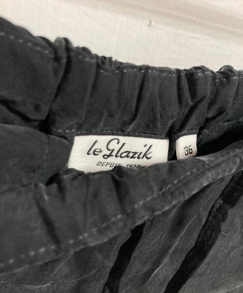 LE GLAZIK（ル グラジック）LE GLAZIK (ル グラジック) イージーパンツ ブラック サイズ:S(36)の古着・服飾アイテム