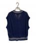 VERMEIL par iena (ヴェルメイユ パー イエナ) Linen Knit Cable ベスト ネイビー サイズ:不明：5000円