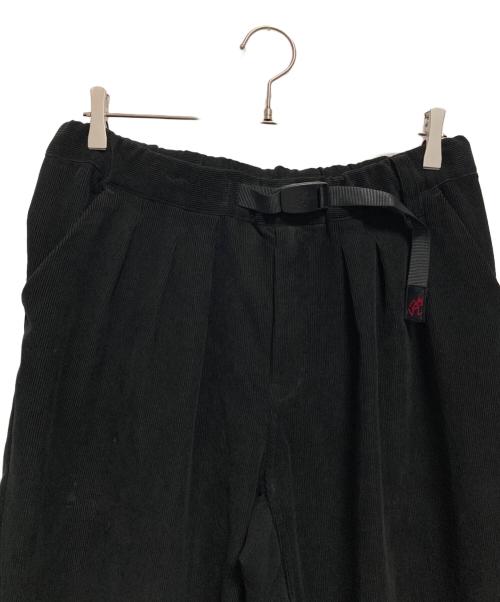 GRAMICCI（グラミチ）GRAMICCI (グラミチ) WHITE MOUNTAINEERING (ホワイトマウンテ二アニング) CORDUROY WIDE TAPERED PANTS ブラック サイズ:S(0)の古着・服飾アイテム