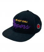RED HOT CHILI PEPPERS×ottoレッドホットチリペッパーズ×オットー）の古着「キャップ」｜ブラック