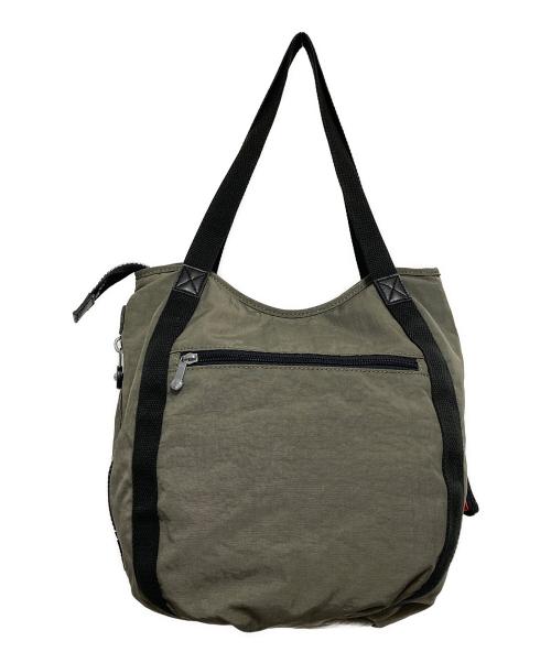 Kipling（キプリング）Kipling (キプリング) バルーントートバッグ＆ミニポーチセット グレーの古着・服飾アイテム