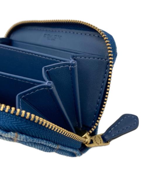 COACH（コーチ）COACH (コーチ) エッセンシャル スモール ジップ アラウンド カード ケース・キルティング インディゴの古着・服飾アイテム
