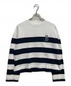 Barbourバブアー）の古着「ボーダースウェット」｜ネイビー×ホワイト