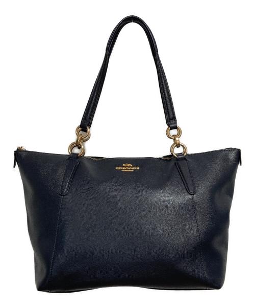 COACH（コーチ）COACH (コーチ) トートバッグ ネイビーの古着・服飾アイテム