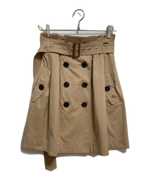 BURBERRY BLUE LABEL（バーバリー ブルー レーベル）BURBERRY BLUE LABEL (バーバリー ブルー レーベル) トレンチスカート ベージュ サイズ:36の古着・服飾アイテム