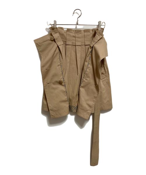 BURBERRY BLUE LABEL（バーバリー ブルー レーベル）BURBERRY BLUE LABEL (バーバリー ブルー レーベル) トレンチスカート ベージュ サイズ:36の古着・服飾アイテム
