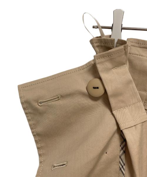 BURBERRY BLUE LABEL（バーバリー ブルー レーベル）BURBERRY BLUE LABEL (バーバリー ブルー レーベル) トレンチスカート ベージュ サイズ:36の古着・服飾アイテム