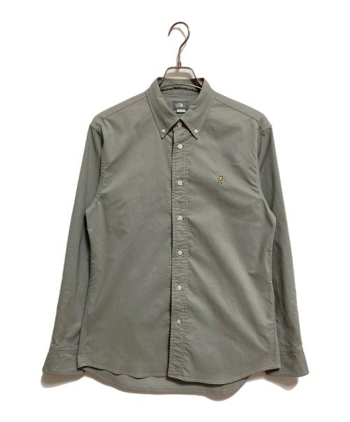 THE NORTH FACE（ザ ノース フェイス）THE NORTH FACE (ザ ノース フェイス) L/S Him Ridge Shirt グレー サイズ:Lの古着・服飾アイテム