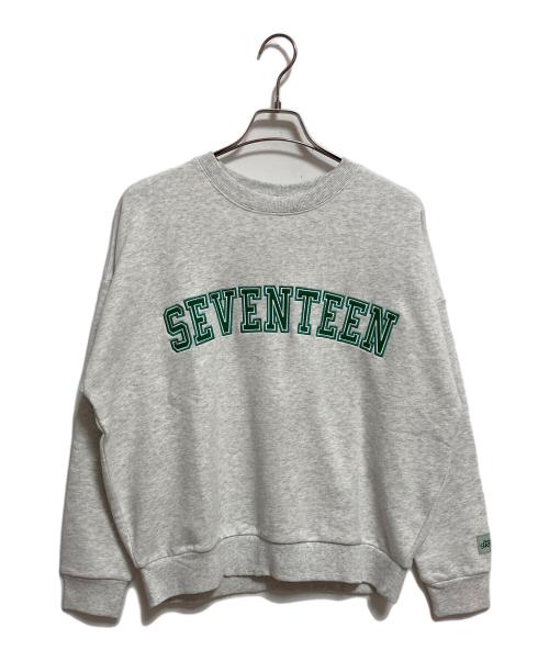 SEVENTEEN HOME（セブンティーン ホーム）SEVENTEEN HOME (セブンティーン ホーム) クルーネックスウェット グレー サイズ:M 未使用品の古着・服飾アイテム