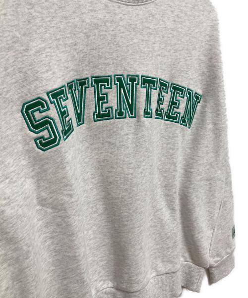 SEVENTEEN HOME（セブンティーン ホーム）SEVENTEEN HOME (セブンティーン ホーム) クルーネックスウェット グレー サイズ:M 未使用品の古着・服飾アイテム