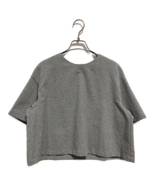 23区（ニジュウサンク）23区 (ニジュウサンク) ラメオックス セットアップ グレー サイズ:40（11）の古着・服飾アイテム