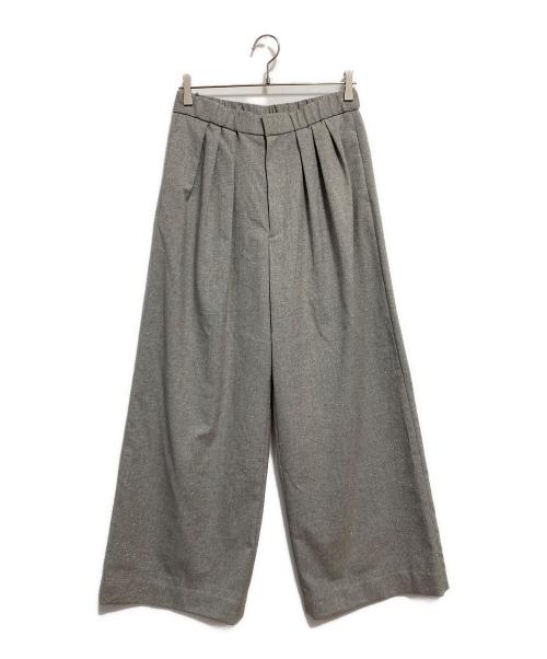 23区（ニジュウサンク）23区 (ニジュウサンク) ラメオックス セットアップ グレー サイズ:40（11）の古着・服飾アイテム