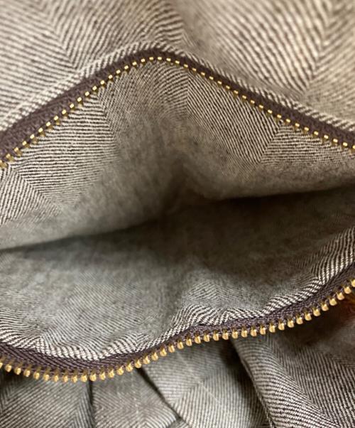 manipuri（マニプリ）manipuri (マニプリ) VERMEIL par iena (ヴェルメイユ パー イエナ) Bag 別注Verロゴxネイティブビット ベージュ×オレンジの古着・服飾アイテム