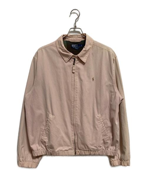 POLO RALPH LAUREN（ポロ・ラルフローレン）POLO RALPH LAUREN (ポロ・ラルフローレン) 90’ｓ裏地付きスウィングトップ ベージュ サイズ:Lの古着・服飾アイテム