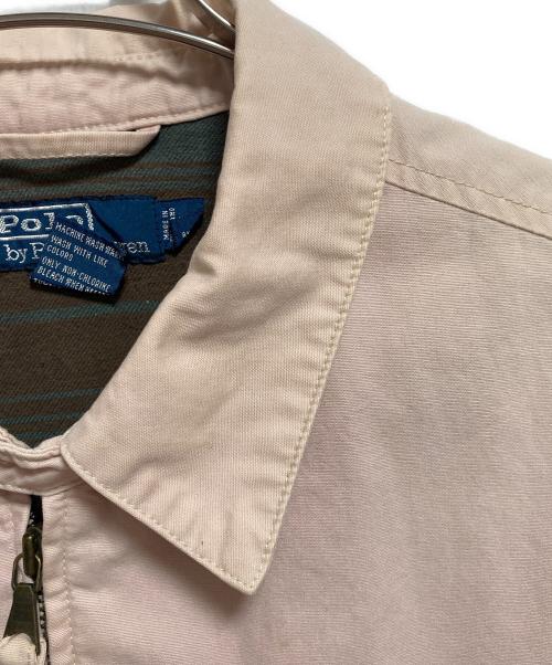POLO RALPH LAUREN（ポロ・ラルフローレン）POLO RALPH LAUREN (ポロ・ラルフローレン) 90’ｓ裏地付きスウィングトップ ベージュ サイズ:Lの古着・服飾アイテム