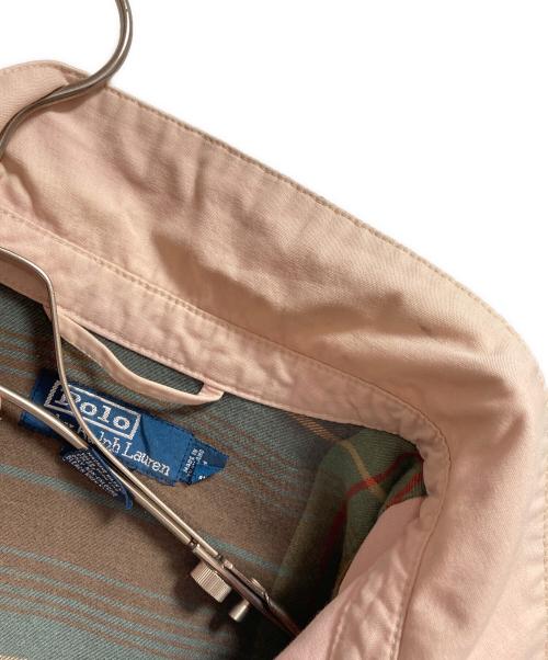 POLO RALPH LAUREN（ポロ・ラルフローレン）POLO RALPH LAUREN (ポロ・ラルフローレン) 90’ｓ裏地付きスウィングトップ ベージュ サイズ:Lの古着・服飾アイテム