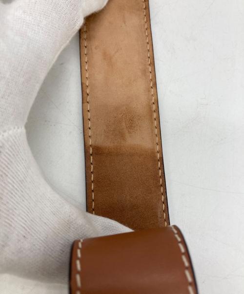 LOEWE（ロエベ）LOEWE (ロエベ) アナグラムスラップブレスレット ブラウンの古着・服飾アイテム