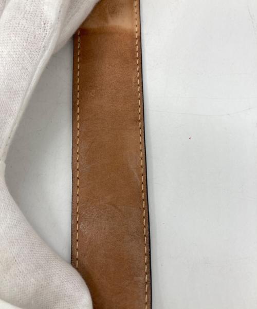 LOEWE（ロエベ）LOEWE (ロエベ) アナグラムスラップブレスレット ブラウンの古着・服飾アイテム
